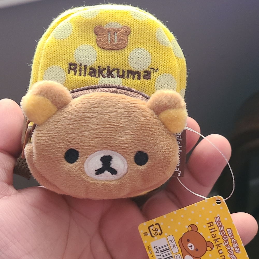 Rilakkuma small backpack keychain
